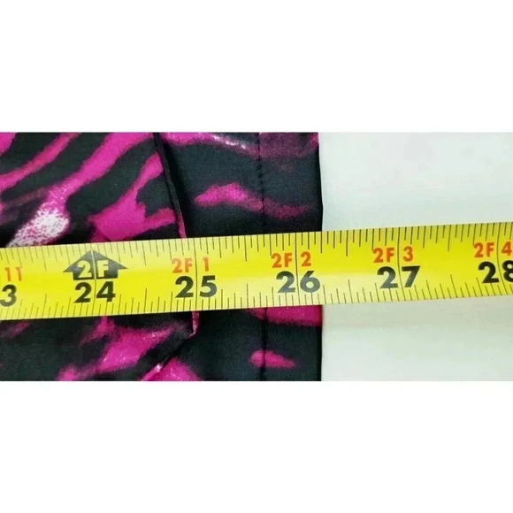 New York & Company Size Medium Women's Stretch Hidden Buttons Long Sleeve Top - Picture 8 of 11